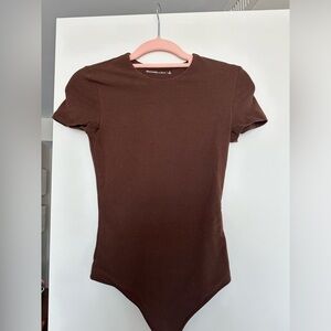 Abercrombie cotton seamless bodysuit, size small